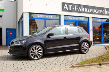 ATF-Tuning VW Polo: H&R Tieferlegung, 7,5x17" Rial Lugano mit 205/40-17